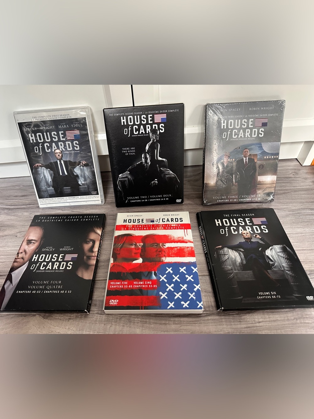 House of Cards Complete Series DVD Bundle Seasons 1-6 | Season 3 Sealed